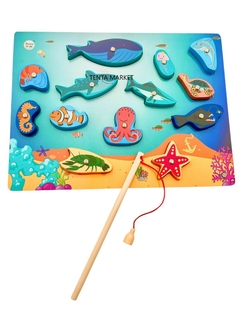 Juego de Pesca magnético - Animales del océano en internet