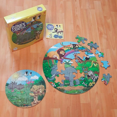 Rompecabezas Circular Madera: La Selva (2 unidades) - comprar online