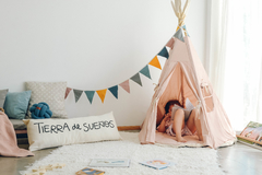 Carpita Tipi + Playmat - Rosa - tienda online
