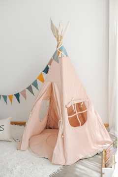 Carpita Tipi + Playmat - Rosa