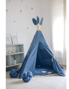 Carpita Tipi + Playmat - Azul Acero
