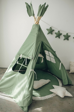 Carpita Tipi + Playmat - Verde