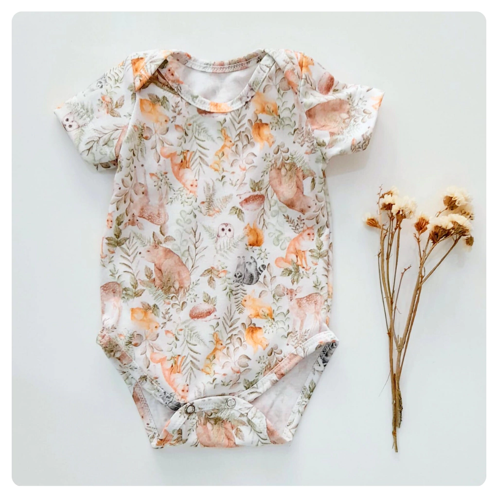 Body Manga Corta - Bosque