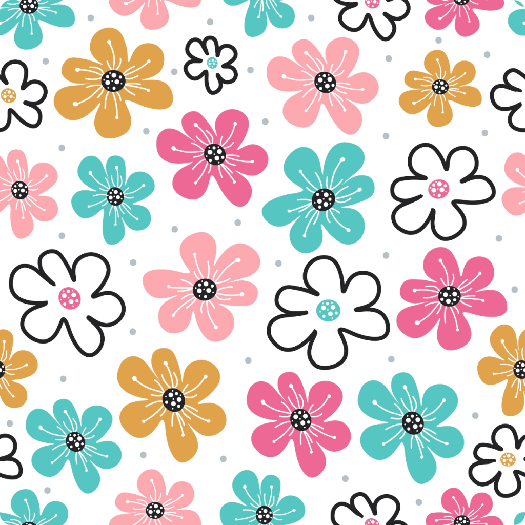 MICROFIBRA FLORES CON COLOR