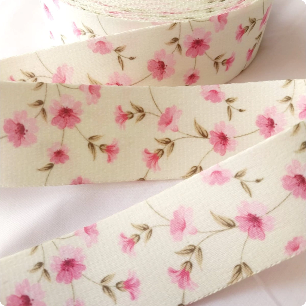 CINTA SUBLIMADA FLORCITAS X METRO