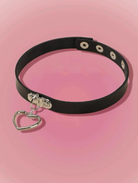 CHOKER CORAZON NEGRO