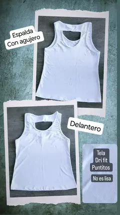 Musculosa Blanca - tienda online