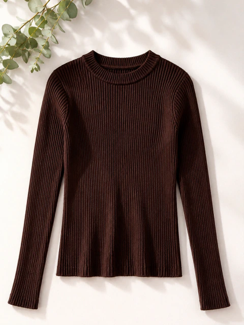 REMERA SAVIA - Chocolate