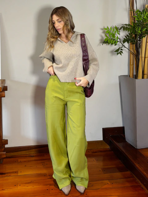SWEATER RELAX - Visón