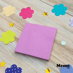 Imagen de Notas Adhesivas MemoFix M Pastel 70x74mm x 80 hojas x 4 Unidades