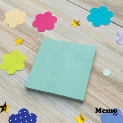 Notas Adhesivas MemoFix M Pastel 70x74mm x 80 hojas x 4 Unidades