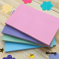 Notas Adhesivas MemoFix XL Pastel 123x74mm x 80 hojas x 4 Unidades - comprar online
