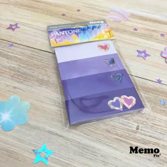 Notas Adhesivas MemoFix Pantone Violeta Edición Love Tamaño F pack x 4 blocks x 50 hojas - comprar online