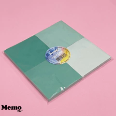 Notas Adhesivas MemoFix Linea Pantone Marrón 4 Blocks x 74x74mm x 50 h C/U
