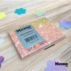 Memo L Linea Estaciones Glitter Especial 2 100x74mm x 80 hojas