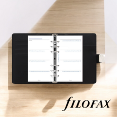 Repetidor de hojas para organizador Filofax Personal con páginas para planificar la semana.