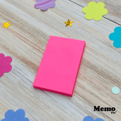 Notas Adhesivas MemoFix S Neon 50x75mm x80 hojas x 5 unidades - tienda online