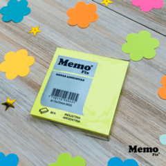 Notas Adhesivas MemoFix M Neon 75x75mm x80 hojas x 5 unidades - tienda online