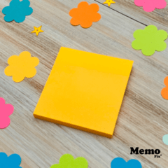 Imagen de Notas Adhesivas MemoFix M Neon 75x75mm x80 hojas x 5 unidades