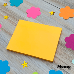 Notas Adhesivas MemoFix L Neon 100x75mm x80 hojas x 5 unidades - MemoFix