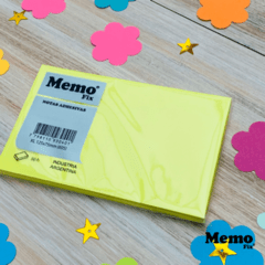 Notas Adhesivas MemoFix XL Neon 125x75mm x80 hojas x 5 unidades - tienda online