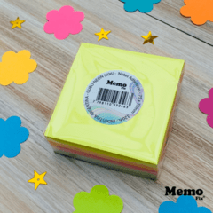 Memo Cubo Neon 75x75mm x320 hojas - tienda online
