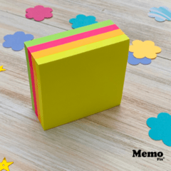Memo Cubo Neon 75x75mm x320 hojas - comprar online