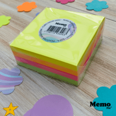 Memo Cubo Neon 75x75mm x320 hojas