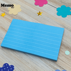 Memo XL Rayado 123x74mm x80 hojas x 4 Unidades
