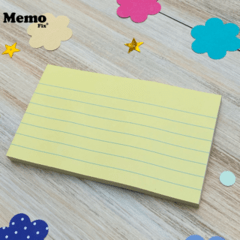 Memo XL Rayado 123x74mm x80 hojas x 4 Unidades en internet