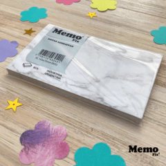 Memo XL Linea Estaciones Marmol 125x74mm x 80 hojas