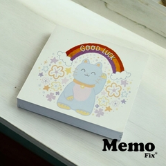 Notas Adhesivas MemoFix ilustradas M Linea Estaciones Aldanita 74x74mm x 80 hojas