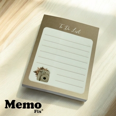 Notas Adhesivas MemoFix ToDoList Memo L Linea MeMoART 100x74mm 80 hojas