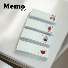 Notas Adhesivas MemoFix ilustradas 701 Linea Estaciones Aldanita 4 blocks x 80 hojas - MemoFix