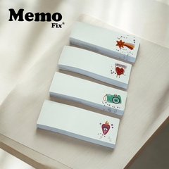 Notas Adhesivas MemoFix ilustradas 701 Linea Estaciones Aldanita 4 blocks x 80 hojas