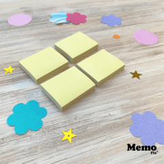 Notas Adhesivas MemoFix XS Amarillo 46x37mm x80 hojas - comprar online