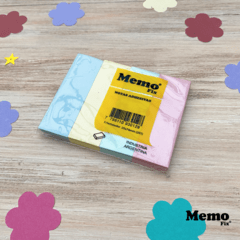 Notas Adhesivas MemoFix F Pastel 25x74mm x 80 hojas