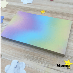 Memo XL Linea Estaciones Holografico 125x74mm x 80 hojas - comprar online