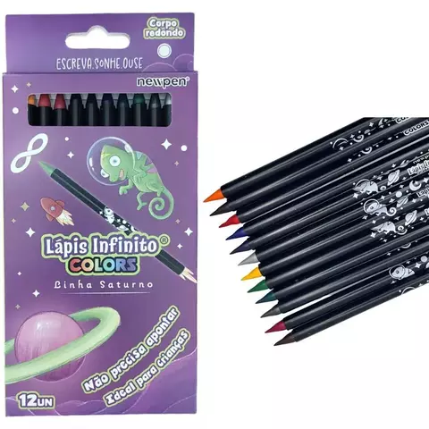 12 Lápices Infinitos Newpen de Colores – Escritura eterna con tecnología de grafeno