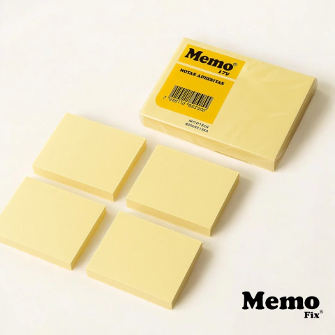 Notas Adhesivas MemoFix XS Amarillo 46x37mm x80 hojas