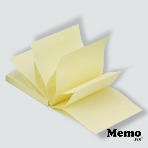 Notas Adhesivas MemoFix M Amarillo Pop Up 74x74mm x80 hojas