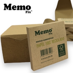 EcoBox 6 Notas Adhesivas Papel 100% Reciclado Certificación FSC tamaño M 74x74mm en internet