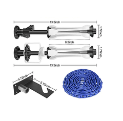 SUPORTE PARA FUNDO INFINITO FIXO PAREDE (1 FUNDO) - comprar online