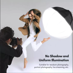 Kit Globo Difusor Lanterna Balão C/ Tripé Controle E Lampada - Foto Imagem Rio