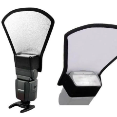 Rebatedor Universal para Flash Speedlite 2x1 Branco/Prata na internet