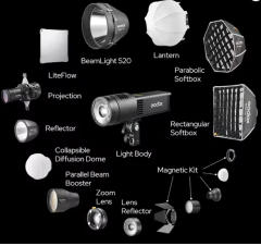 Tocha Led luz de vídeo portátil Godox RS100 Bi-color na internet