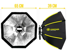 SOFTBOX PARABÓLICO PARA SPEEDLITE GREIKA GKS-65 S/GRID na internet
