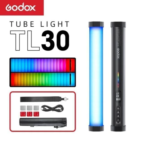 Bastão De Led Rgb Godox Tl30 Com Bluetooth Para Efeitos Especiais