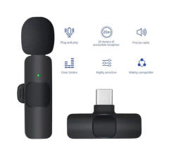 MICROFONE DE LAPELA SEM FIO K9 - P/ TIPO C