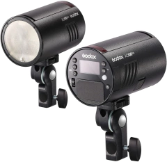 Flash de estúdio à bateria Godox AD100 Pro TTL HSS Compacto - Foto Imagem Rio